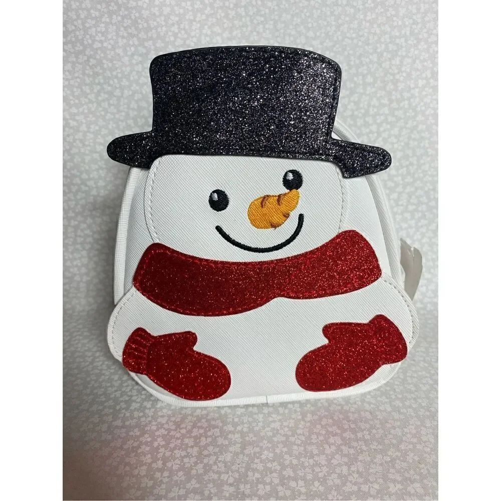 Bath and Body Works SNOWMAN COSMETIC BAG